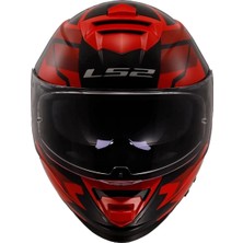 LS2 Storm 2 Tracker Siyah-Kırmızı Kask
