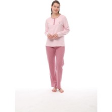 Pijadore 1532 Büyük Beden Kadın Uzun Kollu Pijama