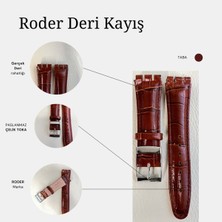 Roder Kordon Swatch Deri Kayış - MB - 19MM