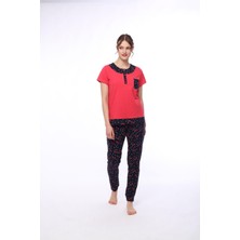 Pijadore 1447 Kadın Kısa Kollu Pijama Takım
