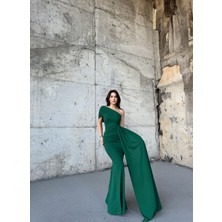 Sindi Moda Ewo Kuyruklu Tek Omuz Abiye