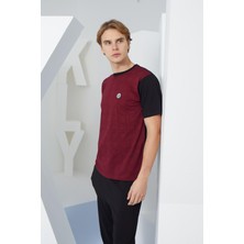 Kly 2117 Erkek Kısa Kollu 0 Yaka Pijama Takım