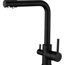 Su Arıtma Cihazı  3 Lü Arıtma Bataryası Siyah Lux