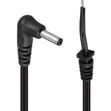 Weko Yerli Üretim Notebook Adaptörü 1.5 Metre L Tip Jacklı Siyah Dc Kablo 3.5*1.35