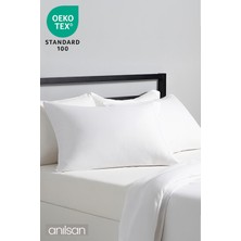 Beyaz Yastık Kılıfı – 50x70 Cm, %100 Pamuk, Yumuşak Ve Dayanıklı Yastık Kılıfı
