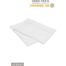 Beyaz Yastık Kılıfı – 50x70 Cm, %100 Pamuk, Yumuşak Ve Dayanıklı Yastık Kılıfı