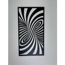 Öykü Dekor Ahşap Spiral Duvar Süsü 26X50CM.