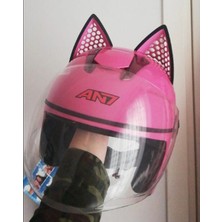 minikbahçem Kedi Kulağı Kask Aksesuarı Kask Aparatı Mor
