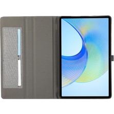 Zszh Infinix Xpad Için Kumaş Dokulu Pu Tablet Kılıfı (Yurt Dışından)