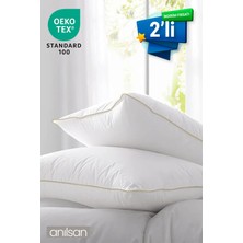 2'li Nano Jel Yastık, 50x70cm - Otel Yastığı - Sağlıklı Uyku Için En Iyi Yastık Seçeneği