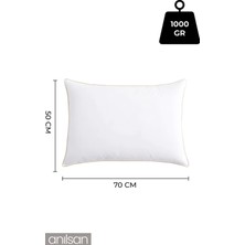 2'li Nano Jel Yastık, 50x70cm - Otel Yastığı - Sağlıklı Uyku Için En Iyi Yastık Seçeneği