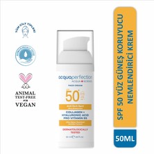 Acqua Perfection Çok Yüksek Koruyucu Yüz Kremi Spf50 50ml Uva Uvb Koruması, Suya Dayanıklı, Leke Önleyici