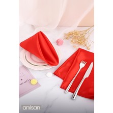 Anılsan Kumaş Peçete - 50X50 cm Zarif Sunum Peçetesi - Yemek Sunumu Için Pratik ve Kaliteli Seçim