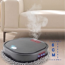 Süpürme Robotu Otomatik Elektrikli Zemin Mops 1500 Mah Püskürtme Makinesi ile Paspas Zemin Buharlı Temizleyici Robot (Yurt Dışından)