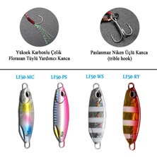 Jaxel Leadfeed Jig LF50 -4 Adet- Jig Yem, 3d, Suni Yem, Hologramlı