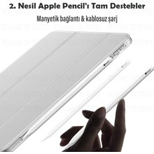 TEKNETSTORE Ipad Air 11 10.9 Inç Air 4 5 6 2020 2022 2024 Uyumlu Kılıf Kapaklı Uyku Modlu Standlı Smart Akıllı