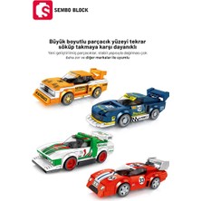 Sembo Block Lancia Stratos Yarış Arabası 209 Parça Yapı Blokları LEGO ile Uyumlu (607064)