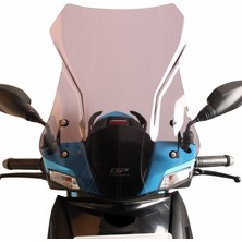 GP Kompozit TVS Ntorq 125 2024 Uyumlu Ön Cam Füme - 50 cm