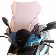 GP Kompozit TVS Ntorq 125 2024 Uyumlu Ön Cam Füme - 50 cm