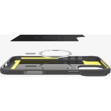 Spigen iPhone 16 Pro Max Kılıf Rugged Armor MagFit MagSafe özellikli Gray - ACS07987