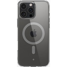 Spigen Caseology iPhone 16 Pro Kılıf Capella Mag MagSafe özellikli Clear Gray - ACS08306