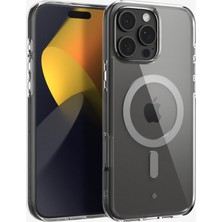 Spigen Caseology iPhone 16 Pro Kılıf Capella Mag MagSafe özellikli Clear Gray - ACS08306