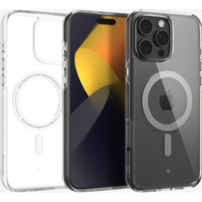 Spigen Caseology iPhone 16 Pro Kılıf Capella Mag MagSafe özellikli Clear Gray - ACS08306