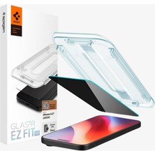 Spigen Apple iPhone 16 Pro Hayalet Cam Ekran Koruyucu Kolay Kurulum Glas.tr Ez Fit Privacy - AGL07936