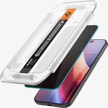 Spigen Apple iPhone 16 Pro Hayalet Cam Ekran Koruyucu Kolay Kurulum Glas.tr Ez Fit Privacy - AGL07936