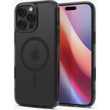 Spigen Apple iPhone 16 Pro Kılıf Ultra Hybrid T (Kamera Buton Korumalı) Magfit Magsafe Özellikli Frost Black - ACS08514