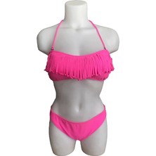 Saklı Moda Mila Straplez Püsküllü Bikini 2505