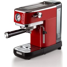 Ariete Moderna Espresso Slim Kahve Makinesi - Kırmızı