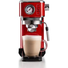 Ariete Moderna Espresso Slim Kahve Makinesi - Kırmızı