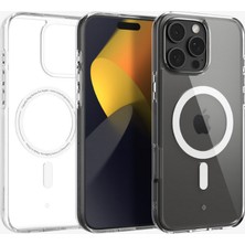 Spigen Caseology iPhone 16 Pro Kılıf Capella Mag MagSafe özellikli Clear White - ACS08182