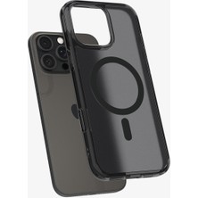 Spigen Apple iPhone 16 Pro Max Kılıf Ultra Hybrid T (Kamera Buton Korumalı) Magfit Magsafe Özellikli Frost Black - ACS08507