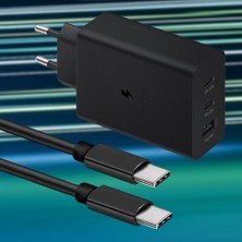 Şarj Aleti Hızlı Güvenli Şarj 65W USB  Type C Uçlu Kablolu Şarj Aleti