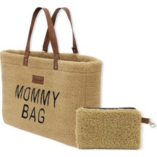 Mordesign Mommy Bag,anne Bebek Bakım Çantası,cüzdan Hediyeli, Xl Büyük Boy,kadın Çantası,morteddy Serisi