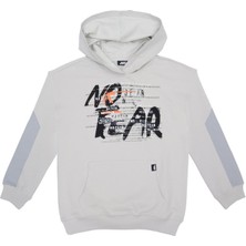 No Fear Erkek Çocuk Gri Kapüşonlu Sweatshirt