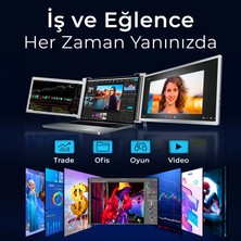 Npo Npm Fhd 1080P IPS Type-C Taşınabilir Dizüstü Monitör Çoklayıcı Notebook Monitör