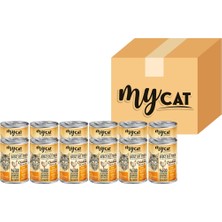 Mycat Tahılsız Tavuk Etli Kedi Konservesi 400 gr x 12