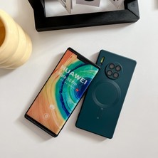 Qichengda For Huawei P30 Pro Manyetik Emiş Metalik Boya Cep Telefonu Kılıfları (Yurt Dışından)