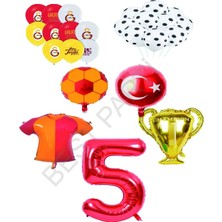 Best Parti Sarı Kırmızı Galatasaray Balon Seti Yaş 5