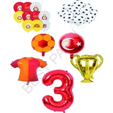 Best Parti Sarı Kırmızı Galatasaray Balon Seti Yaş 3