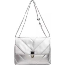 Soou Moda Bayan Tote Çanta Deri Omuz Çantası Kadın Çantaları Için Zincir Sling Çanta (Yurt Dışından)