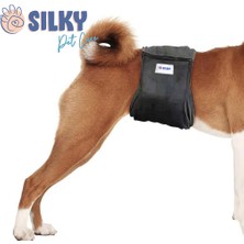 Sılky - Erkek Köpek Için Çiş Bel Bandı / Yıkanabilir   ( Haki - Medium )