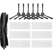 Guitar 13 Adet Rulo Fırça Filtre Yan Fırça Yedek Parçaları Qihoo 360 S10 X100 Max Robotik Elektrikli Süpürge (Yurt Dışından)