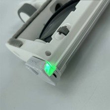 Vuebul 2x USB Elektrikli Süpürge Lazer Işıkları Gizli Evcil Hayvan Saç Kediler Köpek Kürk Toz Göstergesi LED Lamba Evrensel Gri (Yurt Dışından)