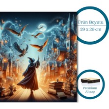 Pinecone Harry Potter Macerası Ahşap Puzzle Yetişkin Benzersiz Parçalı Yapboz Puzzle Yapıştırıcılı S1-06
