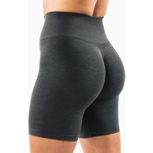 Alp Kalçası Büzgülü Seamless Push Up  Şort