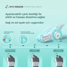 İnvoker Ayarlı Ayak Baş Parmak Kemik Gece Ateli x 2'li